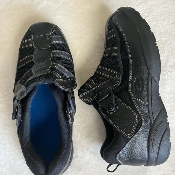 Dr Comfort Black Men’s therapeutic Diabetic Shoes Sz 12W - Picture 4 of 14